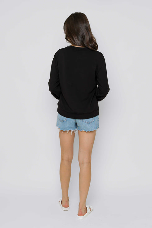 Jenna-Luxe Fleece Crew
